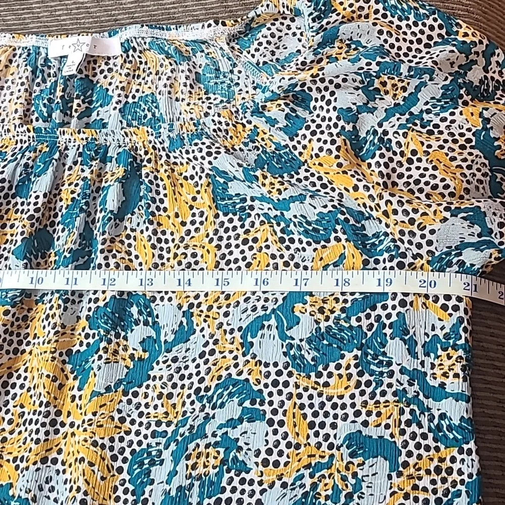 Fever Mixed Prints Blouse - Picture 9 of 12